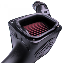 Load image into Gallery viewer, ~(15.1-Lbs.-24X15x14)~-Cold-Air-Intake-For-03-07-Ford-F250-F350-F450-F550-V8-6.0L-Powerstroke-Cotton-Cleanable-Red-S-B