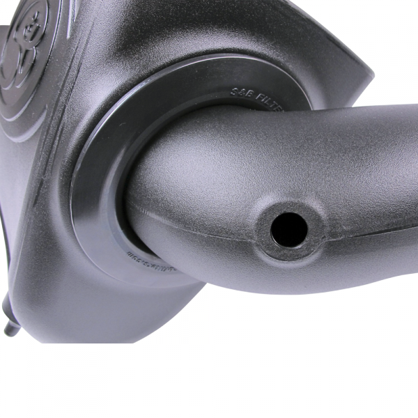 ~(15.1-Lbs.-24X15x14)~-Cold-Air-Intake-For-03-07-Ford-F250-F350-F450-F550-V8-6.0L-Powerstroke-Cotton-Cleanable-Red-S-B