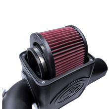 Load image into Gallery viewer, ~(15.1-Lbs.-24X15x14)~-Cold-Air-Intake-For-03-07-Ford-F250-F350-F450-F550-V8-6.0L-Powerstroke-Cotton-Cleanable-Red-S-B