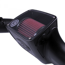 Load image into Gallery viewer, ~(15.1-Lbs.-24X15x14)~-Cold-Air-Intake-For-03-07-Ford-F250-F350-F450-F550-V8-6.0L-Powerstroke-Cotton-Cleanable-Red-S-B