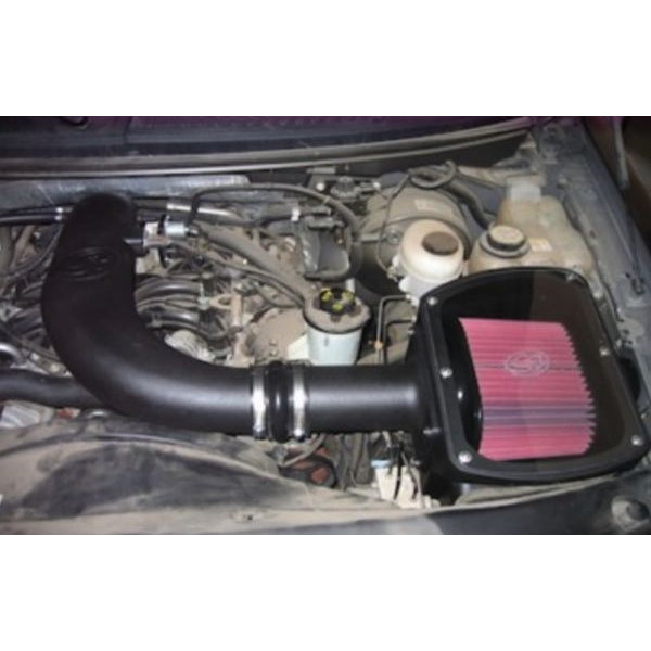 ~(15.2-Lbs.-24X15x14)~-Cold-Air-Intake-For-05-08-Ford-F-150-V8-5.4L-Red-Oiled-Filter-S-B