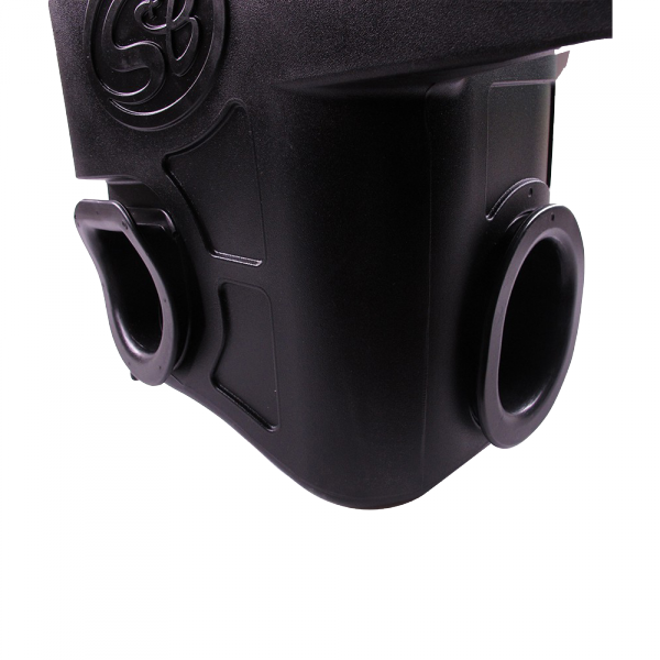 ~(15.2-Lbs.-24X15x14)~-Cold-Air-Intake-For-13-18-Dodge-Ram-2500-3500-L6-6.7L-Cummins-Dry-Extendable-White-S-B