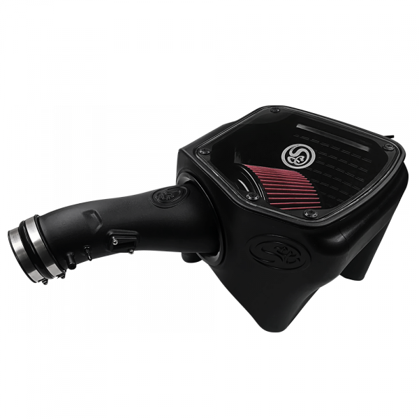 ~(15.4-Lbs.-24X15x14)~-Cold-Air-Intake-For-07-20-Toyota-Tundra-V8-5.7L-Oiled-Cotton-Cleanable-Red-S-B