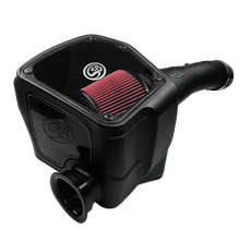 Load image into Gallery viewer, ~(15.4-Lbs.-24X15x14)~-Cold-Air-Intake-For-07-20-Toyota-Tundra-V8-5.7L-Oiled-Cotton-Cleanable-Red-S-B