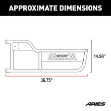 Load image into Gallery viewer, ARIES 1500100 Jeep Wrangler TJ Aluminum Tube Doors for Select Jeep Wrangler