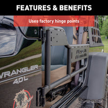 Load image into Gallery viewer, ARIES 1500100 Jeep Wrangler TJ Aluminum Tube Doors for Select Jeep Wrangler