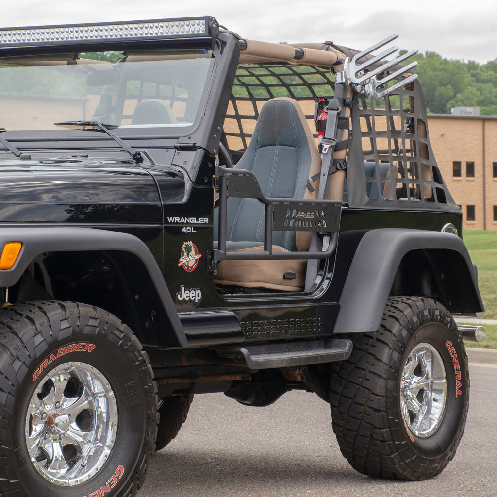 ARIES 1500100 Jeep Wrangler TJ Aluminum Tube Doors for Select Jeep Wrangler