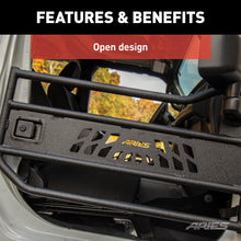 Load image into Gallery viewer, ARIES 1500200 Jeep Wrangler JL, Gladiator Aluminum Front Tube Doors for Select Jeep Wrangler
