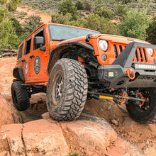 Load image into Gallery viewer, ARIES 1500201 Jeep Wrangler JK Black Aluminum Front Fender Flares for Select Jeep Wrangler