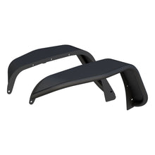 Load image into Gallery viewer, ARIES 1500211 Smooth Carbide Black Aluminum Front Jeep Wrangler JK Fender Flares for Off-Road-Style Wheels for Select Jeep Wrangler