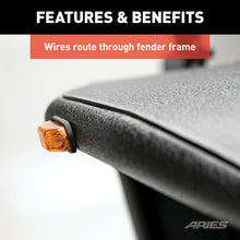 Load image into Gallery viewer, ARIES 1500240 Jeep Fender Flare LED Side Markers for Select Jeep Wrangler