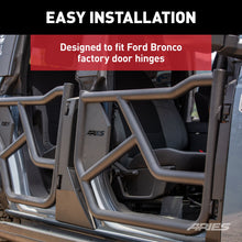 Load image into Gallery viewer, ARIES 1500250 Front Black Aluminum Tube Doors for Ford Bronco 4-Door for Select Ford Bronco