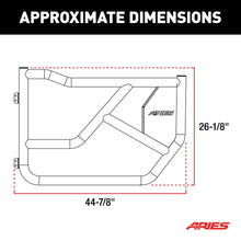 Load image into Gallery viewer, ARIES 1500255 Front Black Aluminum Tube Doors for Ford Bronco 2-Door for Select Ford Bronco