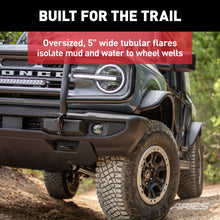 Load image into Gallery viewer, ARIES 1500302 Ford Bronco Smooth Black Aluminum Tubular-Style Front Wheel Fender Flares for 2-Door &amp; 4-Door for Select Ford Bronco