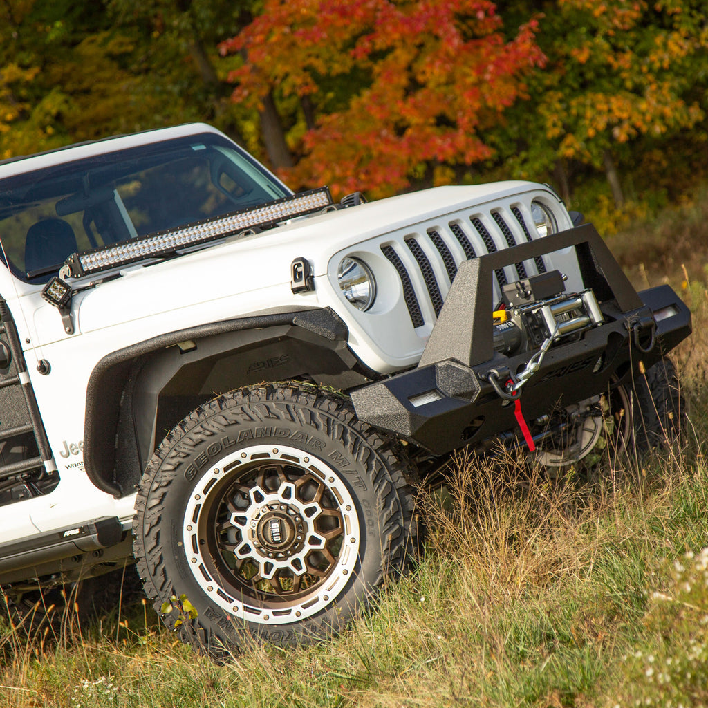 ARIES 1500550 Jeep Wrangler JL Aluminum Front Inner Fender Liners for Select Jeep Wrangler