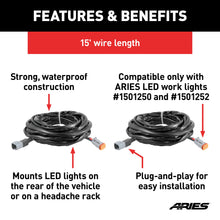 Load image into Gallery viewer, ARIES 1501243 LED Light Extension Harnesses