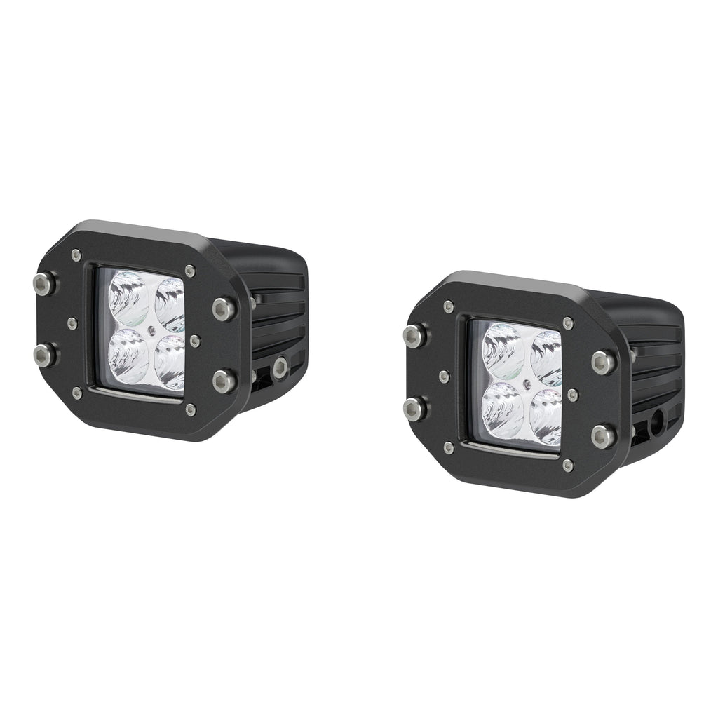ARIES 1501250 2" Square Flush-Mount LED Lights (2,200 Lumens)
