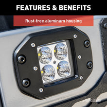 Load image into Gallery viewer, ARIES 1501250 2" Square Flush-Mount LED Lights (2,200 Lumens)