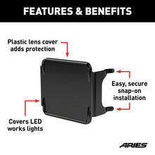 Load image into Gallery viewer, ARIES 1501253 ARIES 1501253 2-Inch Square LED Light Covers; 2-Pack - Truck Part Superstore