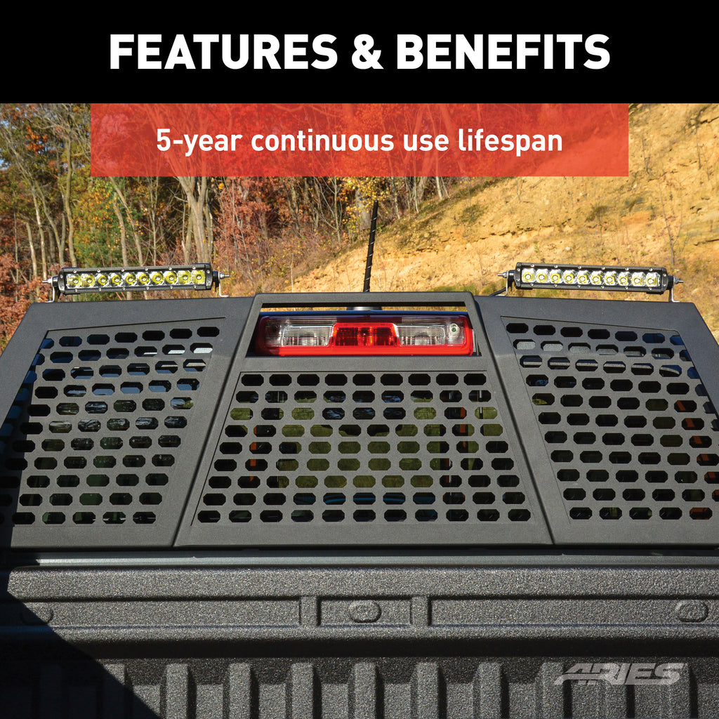 ARIES 1501260 10" Single-Row LED Light Bar (4,900 Lumens)