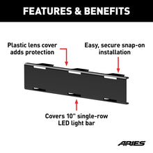 Load image into Gallery viewer, ARIES 1501261 LED Light Cover for 10" Single-Row Light Bars