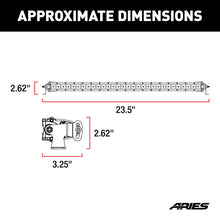 Load image into Gallery viewer, ARIES 1501262 20" Single-Row LED Light Bar (9,800 Lumens)