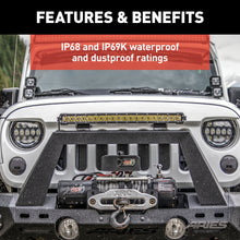 Load image into Gallery viewer, ARIES 1501262 20" Single-Row LED Light Bar (9,800 Lumens)