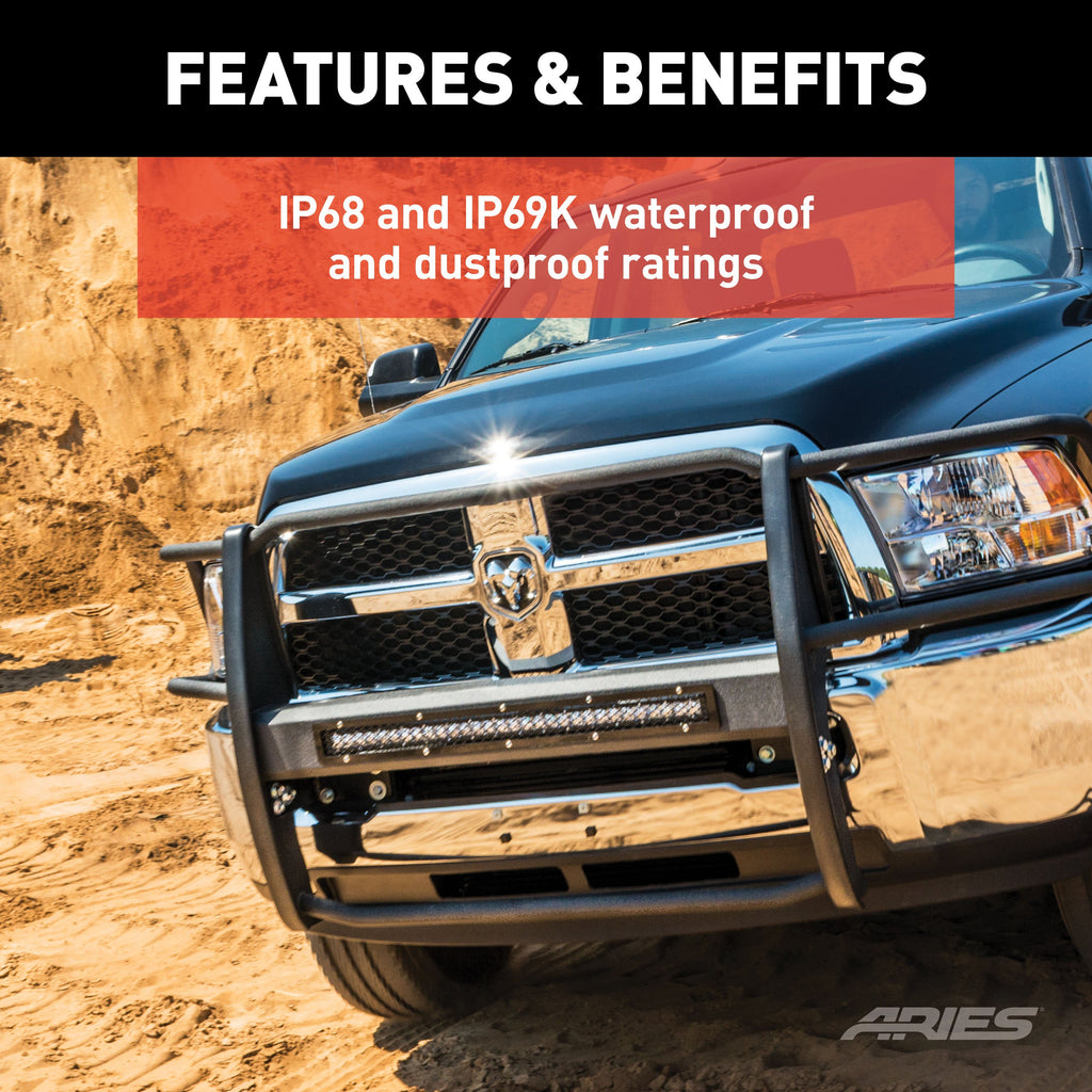 ARIES 1501264 30" Single-Row LED Light Bar (14,800 Lumens)