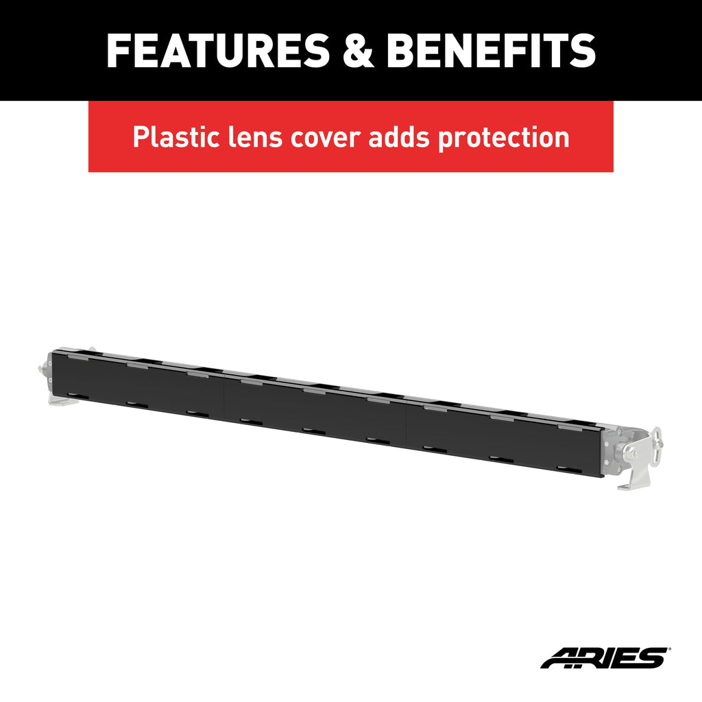 ARIES 1501265 LED Light Covers for 30" Light Bar