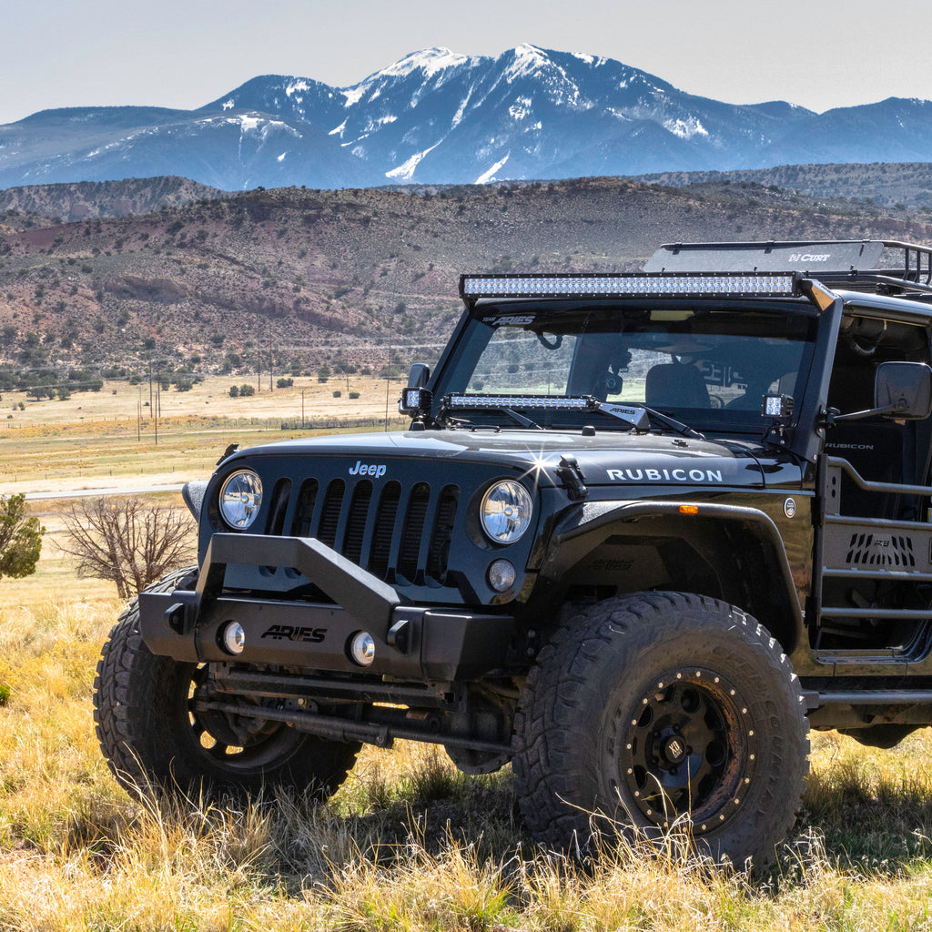 ARIES 1501300 Jeep JK Hood Light and Brackets for Select Jeep Wrangler