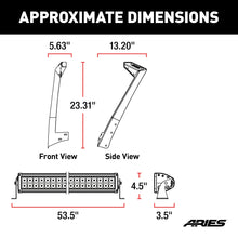 Load image into Gallery viewer, ARIES 1501301 Jeep JK Roof Light and Brackets for Select Jeep Wrangler