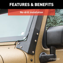Load image into Gallery viewer, ARIES 1501301 Jeep JK Roof Light and Brackets for Select Jeep Wrangler
