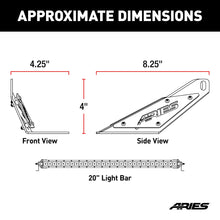Load image into Gallery viewer, ARIES 1501302 Jeep TJ Hood Light and Brackets for Select Jeep Wrangler