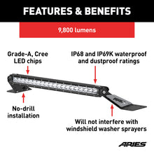 Load image into Gallery viewer, ARIES 1501302 Jeep TJ Hood Light and Brackets for Select Jeep Wrangler