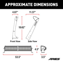 Load image into Gallery viewer, ARIES 1501303 Jeep TJ Roof Light and Brackets for Select Jeep Wrangler