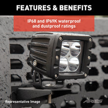 Load image into Gallery viewer, ARIES 1501304 Jeep JK Windshield Lights and Brackets for Select Jeep Wrangler