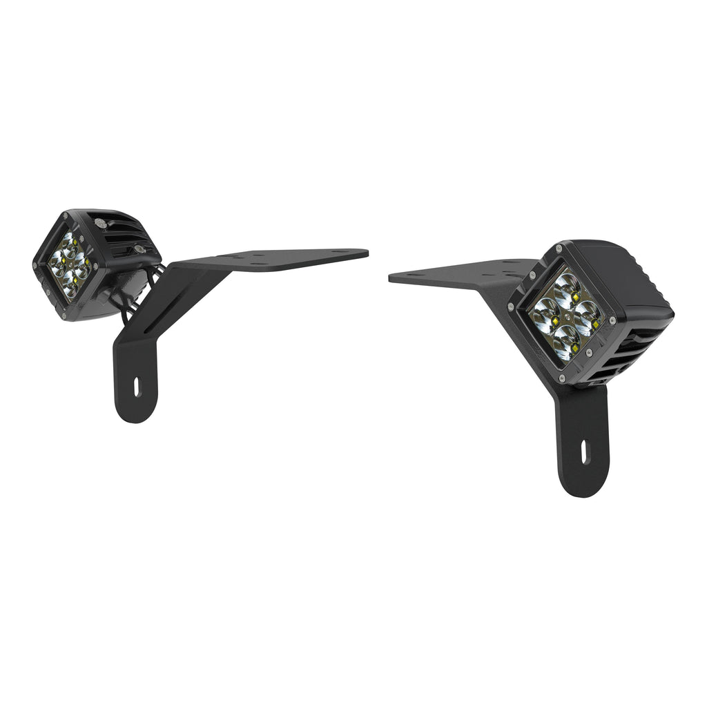 ARIES 1501305 Jeep Wrangler JL, Gladiator Windshield Lights and Brackets for Select Jeep Wrangler