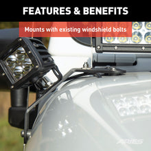 Load image into Gallery viewer, ARIES 1501306 Jeep Wrangler JL, Gladiator Windshield Light Bar and Brackets for Select Jeep Wrangler
