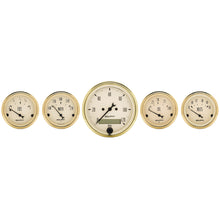 Load image into Gallery viewer, AutoMeter 1502 GAUGE KIT, 5 PC., 3 1/8" &amp; 2 1/16", ELEC. SPEEDOMETER, GOLDEN OLDIES
