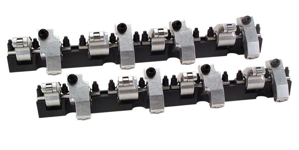 COMP Cams 1502CPG Shaft-Mount Aluminum 1.6/1.5 Ratio Rocker Kit for SBC w/ AFR 190-210
