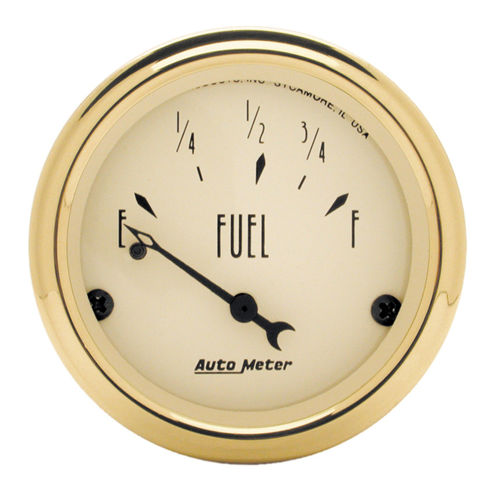 AutoMeter 1505 GAUGE, FUEL LEVEL, 2 1/16", 73OE TO 10OF, ELEC, GOLDEN OLDIES