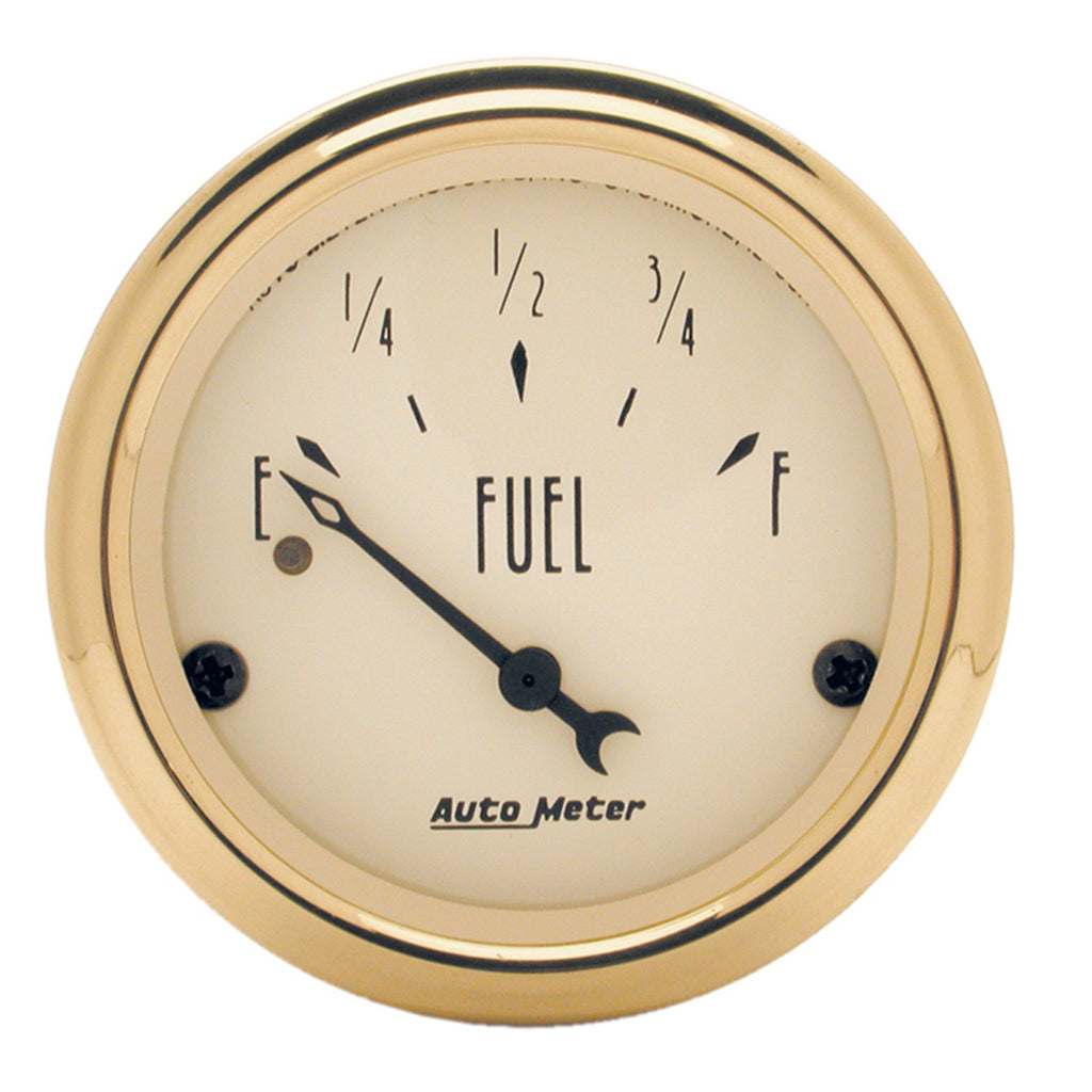 AutoMeter 1506 GAUGE, FUEL LEVEL, 2 1/16", 240OE TO 33OF, ELEC, GOLDEN OLDIES