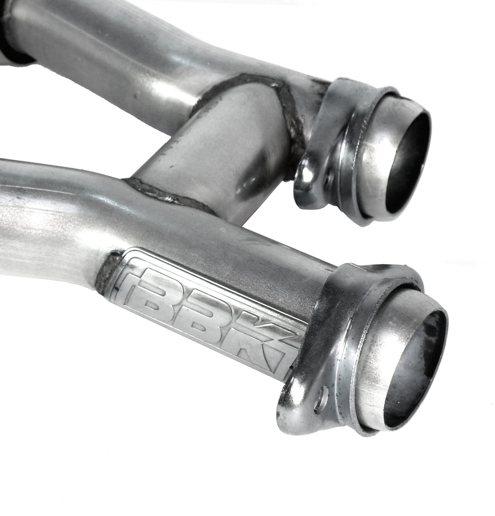 BBK Performance Parts 1509 1979-1993 MUSTANG 5.0 2.5 SHORT MID H PIPE W/CONVERTERS for Select Ford Mustang