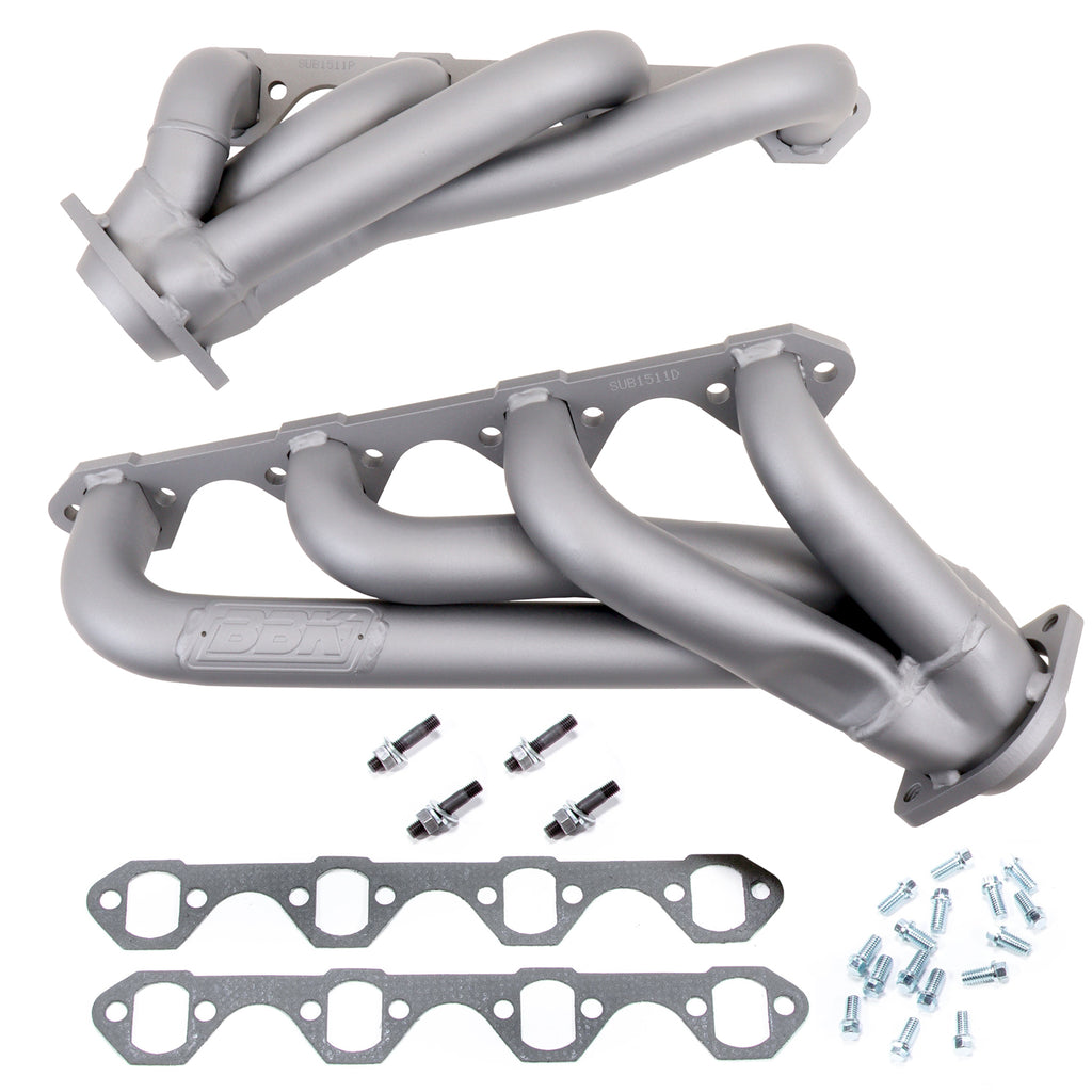 BBK Performance Parts 1511 1979-1993 MUSTANG 351 SWAP 1-5/8 SHORTY HEADERS TITANIUM CERAMIC for Select Ford Mustang
