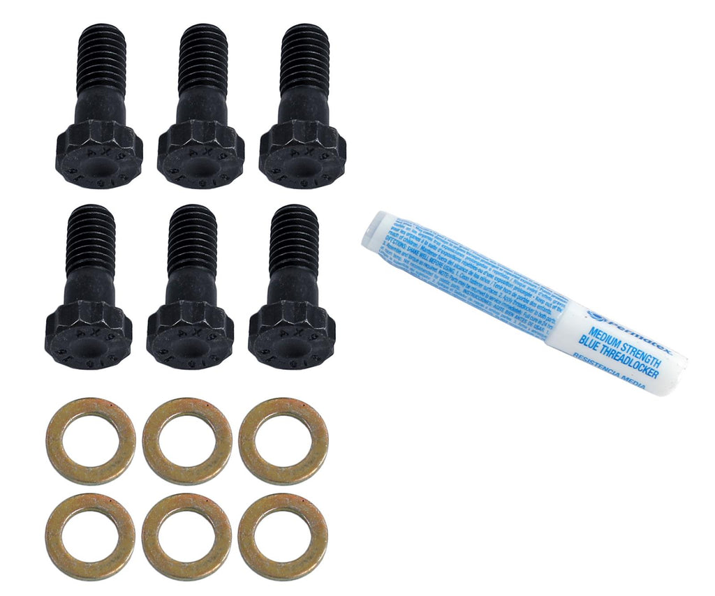 McLeod 1512 Clutch Pressure Plate Bolt Kit: 3/8in x 16 x 1.00in: Set of 6 for Select Chevrolet Bel Air, Chevrolet Biscayne, Chevrolet Blazer, Chevrolet Brookwood, Chevrolet C10, Chevrolet C10 Suburban, Chevrolet C20, Chevrolet C20 Suburban, Chevrolet