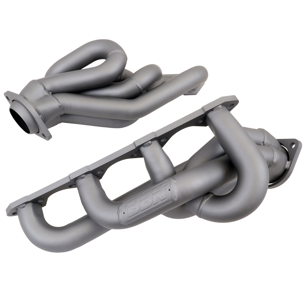 BBK Performance Parts 1512 1986-1993 MUSTANG 5.0 1-5/8 SHORTY EQUAL LENGTH HEADERS (Titanium Ceramic) for Select Ford Mustang