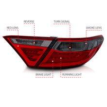 Load image into Gallery viewer, 1516-Camry-4Dr-Led-Taillights-Smoke-DriverPassenger