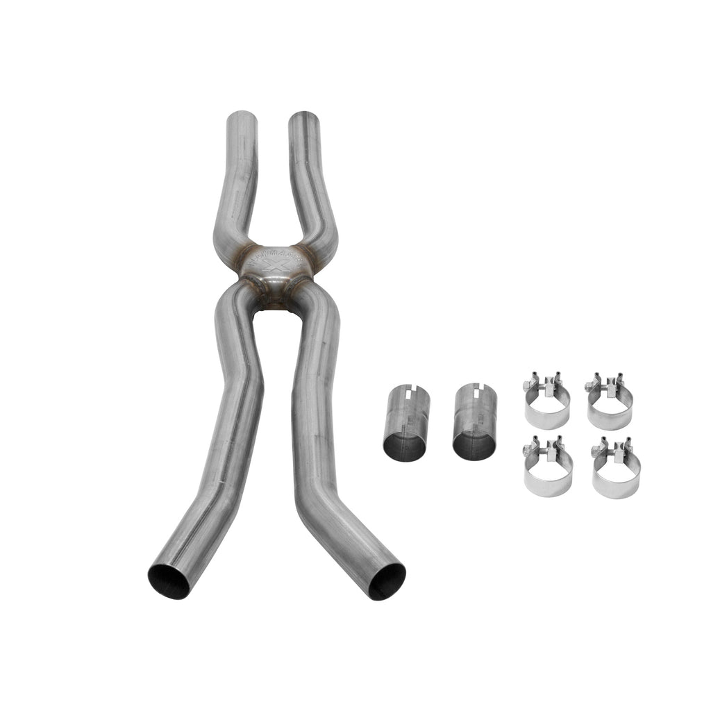 1516-Mustang-Base-3.7L-V6-Engine-Resonator-Scavenger-Series-X-Pipe