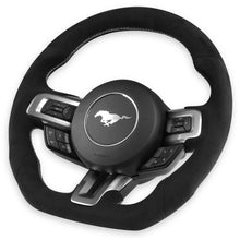 Load image into Gallery viewer, 1517-Mustang-Rekudo-Heated-Steering-Wheel-Carbon-Fiber-W-Alcantara-Wrapped-B