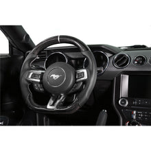 Load image into Gallery viewer, 1517-Mustang-Rekudo-Heated-Steering-Wheel-Carbon-Fiber-W-Leather-Grips-Blac